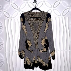 Free People Low V Blouse